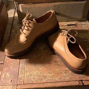 REG Company leather Oxford shoes